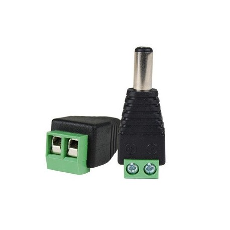 CONECTOR MACHO MINI JACK 2.1MM