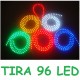 TIRA 96 LED 12V COCHE MOTO INTERIOR MALETERO RESISTENTE AL AGUA