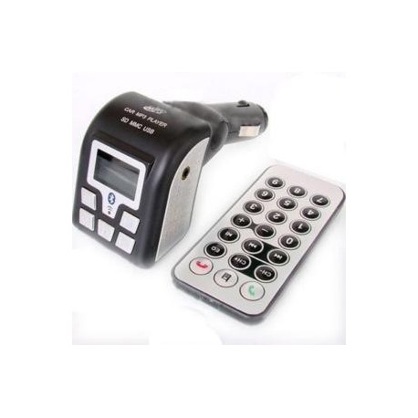 TRANSMISOR FM BLUETOOTH MANOS LIBRES MP3 USB SD MUSICA RADIO COCHE