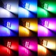 PACK DE 2 BOMBILLAS T10 W5W DE CUÑA 12 LED RGB COLOR AJUSTABLE CON MANDO