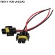 CONECTOR H8 H9 H11 H16 ESTANDARD BOMBILLAS LED XENON HALOGENA