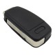 LLAVE CARCASA MANDO AUDI A3 A4 A6 A8 TT Q7 S6 3 BOTONES
