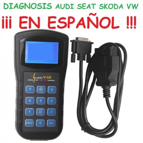 MAQUINA DIAGNOSIS ¡¡ESPAÑOL!! AUDI SEAT SKODA VOLKSWAGEN VAG K+CAN OBD