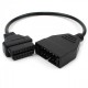 CONECTOR GM OPEL SAAB 12 PIN OBD A OBD2 16 PIN ADAPTADOR DIAGNOSIS