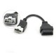CONECTOR HONDA 5 PIN OBD A OBD2 16 PIN ADAPTADOR DIAGNOSIS