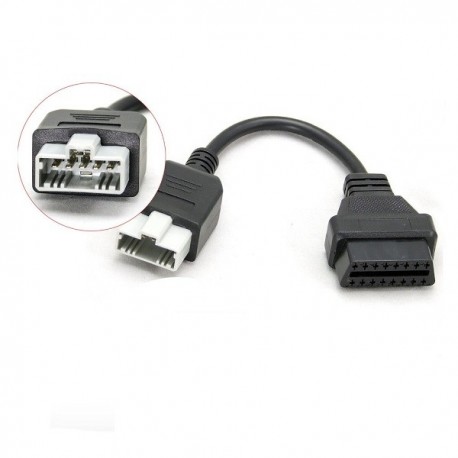 CONECTOR HONDA 5 PIN OBD A OBD2 16 PIN ADAPTADOR DIAGNOSIS
