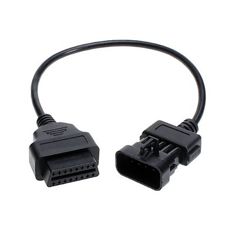 CONECTOR GM OPEL SAAB 10 PIN OBD A OBD2 16 PIN ADAPTADOR DIAGNOSIS