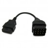CONECTOR RENAULT 12 PIN OBD A OBD2 16 PIN ADAPTADOR DIAGNOSIS