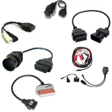 KIT CONECTORES COCHE OBD1 A OBD2 16 PIN ADAPTADOR DIAGNOSIS