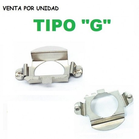 ADAPTADOR BOMBILLA H7 XENON HID Y LED SUJECCIÓN SOPORTE TIPO G