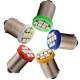 BOMBILLA LED BAYONETA INTERIOR POSICION MATRICULA W6W BA9S T11 COCHE MOTO