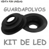 TAPA GUARDAPOLVOS FARO KIT LED UNIVERSAL COCHE FURGONETA MOTO CAMION