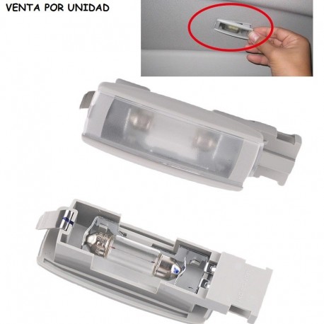 PORTABOMBILLAS LUZ DE LECTURA INTERIOR LAMPARA VOLKSWAGEN SEAT