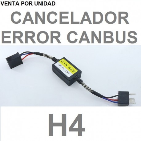 CANCELADOR DE ERROR BOMBILLAS H4 9003 HB2 LED PARA COCHE