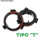 ADAPTADOR CONVERSION LED Y XENON TIPO T MAZDA HONDA OPEL