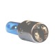 BOMBILLA MOTO QUAD CORTA Y LARGA 35W 2 POLOS BA20D H6