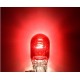 Bombilla T20 Halógena de Filamento Coche 582 7440 W21W Rojo