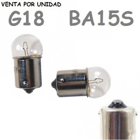 Bombilla G18 S25 BA15s R5W 1156 12V5W Coche