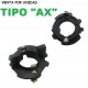 Adaptador Conversión Xenon Tipo AX VW Golf Jetta Sujeción Bombilla H7