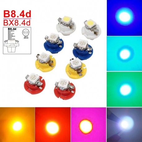 10 Pz T5 B8.5D LED Cruscotto Auto Luci Lampadina Indicatore Di - Foto 6