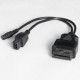 Conector Citroen y Peugeot PSA 2 Pin OBD a OBD2 16 pin Coche OBDII