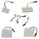 Placa de Led para Coche Luz del Maletero Techo Guantera SMD 1210