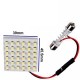 Placa de Led para Coche Luz del Maletero Techo Guantera SMD 1210