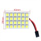 Placa de Led para Coche Luz del Maletero Techo Guantera SMD 5050