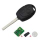 Llave con mando Ford Recambio 3 Botones Con Electrónica y Chip Tipo G