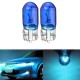 Bombilla T10 W5W W3W Halógena Azul de Cuña Coche Moto 12V