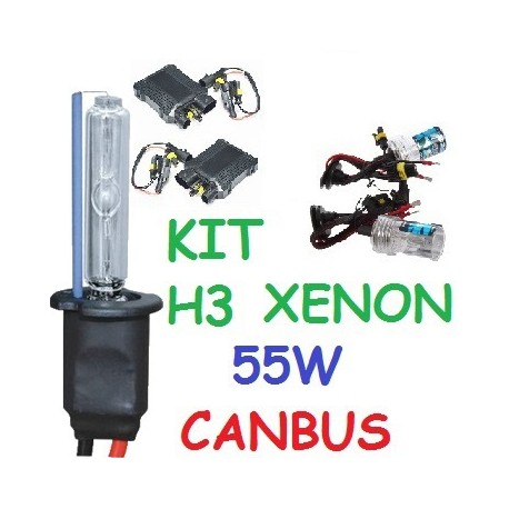 KIT XENON H3 55w CANBUS NO ERROR COCHE