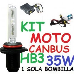 Kit Xenon HB3 9005 35w Canbus No error Moto 1 Bombilla