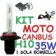 KIT XENON H10 35w CANBUS NO ERROR MOTO 1 BOMBILLA