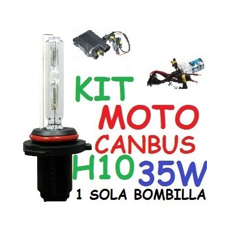 KIT XENON H10 35w CANBUS NO ERROR MOTO 1 BOMBILLA