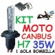 KIT XENON H7 35w CANBUS NO ERROR MOTO 1 BOMBILLA