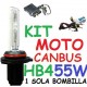KIT XENON HB4 55w CANBUS NO ERROR MOTO 1 BOMBILLA