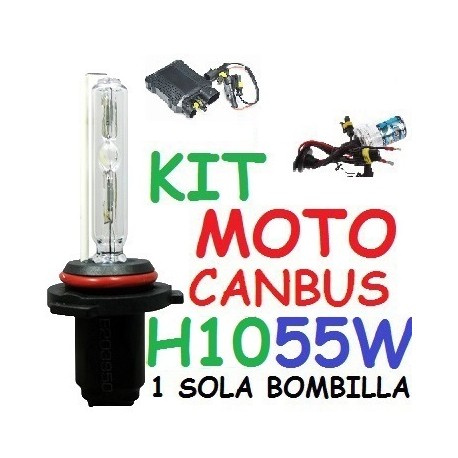 KIT XENON H9 55w CANBUS NO ERROR MOTO 1 BOMBILLA