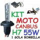 KIT XENON H7 55w CANBUS NO ERROR MOTO 1 BOMBILLA