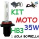 KIT XENON H9 35w (ESTANDAR) MOTO 1 BOMBILLA