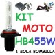 KIT XENON H9 55w (Alta Potencia) MOTO 1 BOMBILLA