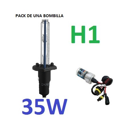 BOMBILLA H1 XENON 35W REPUESTO COCHE MOTO