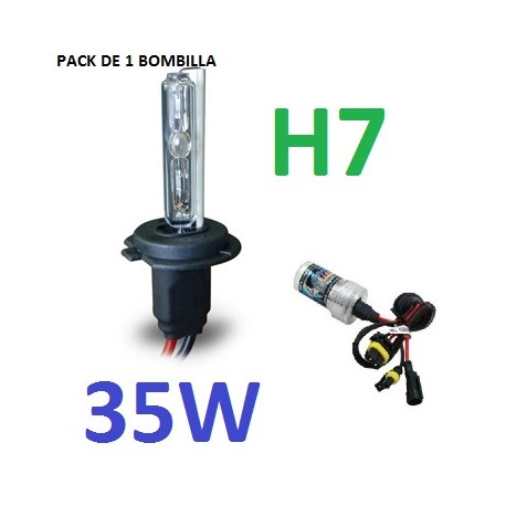 BOMBILLA H7 XENON 35W REPUESTO COCHE MOTO