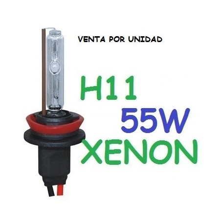 BOMBILLA H11 XENON 55W REPUESTO COCHE MOTO