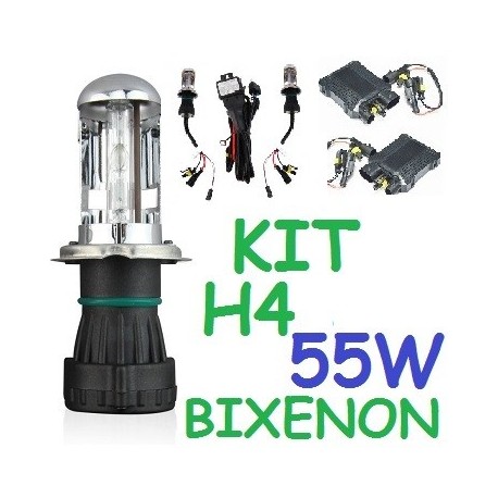 KIT BI-XENON H4 55w (Alta Potencia) COCHE