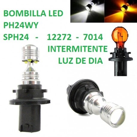 BOMBILLA CANBUS INTERMITENTE LUZ DE DIA PH24WY SPH24 12272 7014