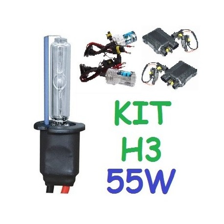 KIT XENON H3 55w (Alta Potencia) COCHE