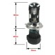 BOMBILLA H4 9003 XENON 35W REPUESTO COCHE MOTO CORTA Y LARGA